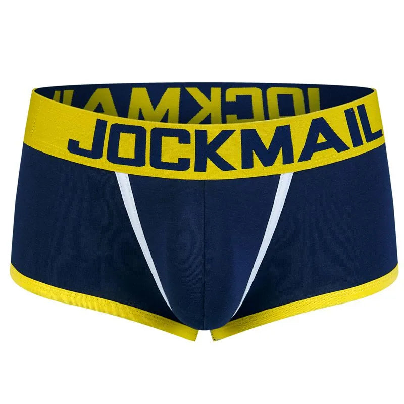 JOCKMAIL Gay ropa interior hombres Boxer espalda suspensorio cuerda Homme Slip Sexy erótico Homens hombres tangas y G Strings Cueca