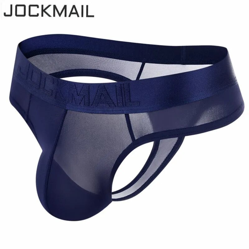 JOCKMAIL, ropa interior transparente para hombre, calzoncillos con bolsa para pene, bikini para hombre, tangas, tanga para hombre, ropa interior gay, suspensorio