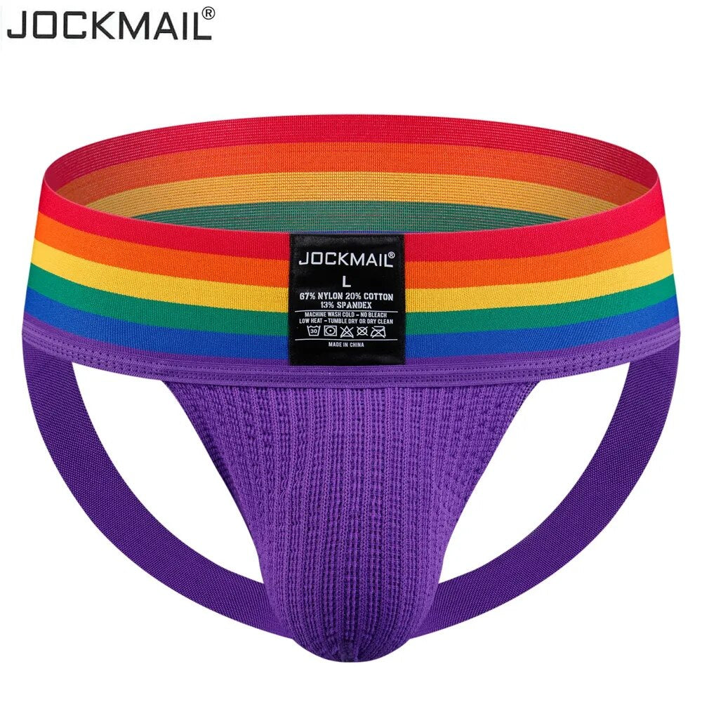 JOCKMAIL Jockstrap ropa interior Sexy para Hombre Slip Homme calzoncillos Bikini Cueca Hombre Calzoncillos para Hombre bragas Gay Lencería Calzoncillos