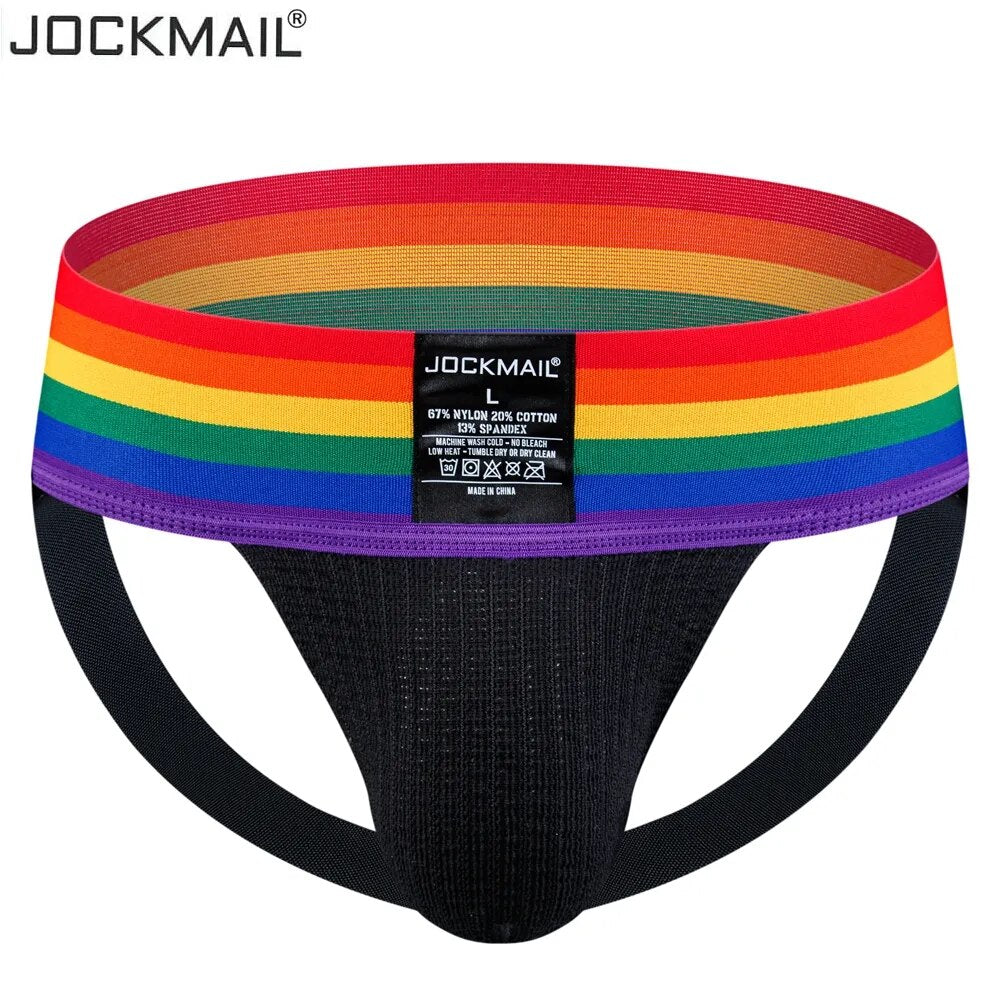 JOCKMAIL Jockstrap ropa interior Sexy para Hombre Slip Homme calzoncillos Bikini Cueca Hombre Calzoncillos para Hombre bragas Gay Lencería Calzoncillos