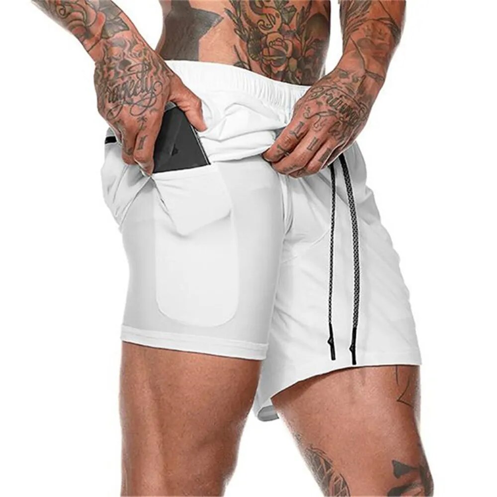 2-in-1 gym shorts