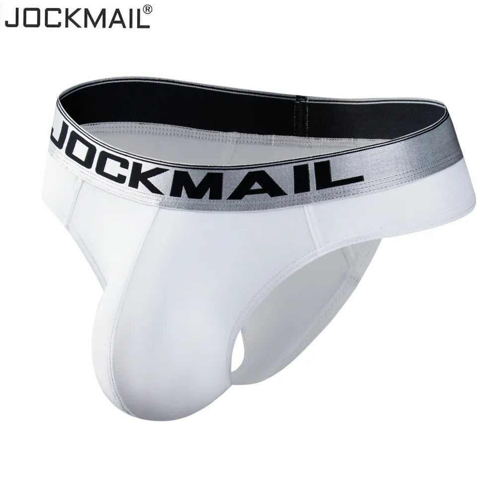 Jockmail cueca masculina sexy grande pênis bolsa bikin briefs calcinha cuecas masculinas calzoncillos hombre deslizamento gay sissy