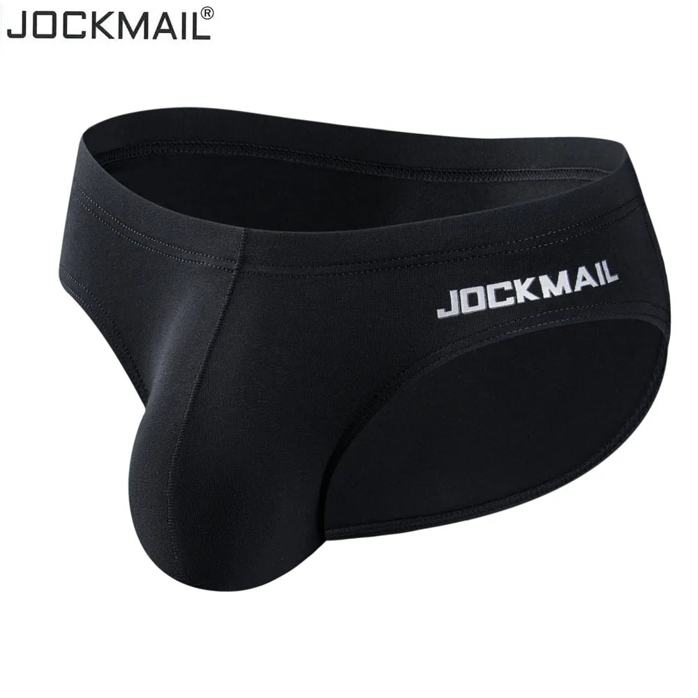 Jockmail cueca masculina sexy grande pênis bolsa bikin briefs calcinha cuecas masculinas calzoncillos hombre deslizamento gay sissy